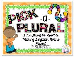 Plural nouns game