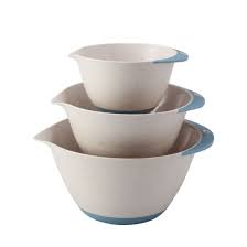 3 Piece Plastic Mixing Bowl Set