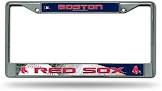 Boston Red Sox Chrome License Plate Frame