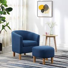 modern accent living room chair linen