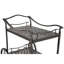 Outdoor Tea Cart Patio Furniture Cast