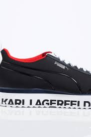 Puma X Karl Lagerfeld Platform Sole Lace Up Closure Textile