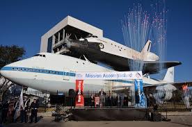 747 space shuttle exhibit launches in