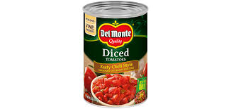 diced tomatoes zesty chili style del