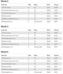 The 4 Week Dumbbell Workout Plan Part 1