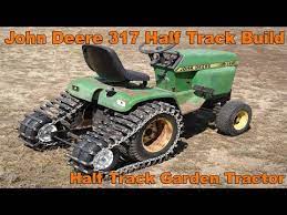 Half Track Garden Tractor Build With A