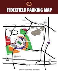 fedex field parking 2023 lots map