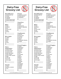 You can also use this list online with an app like goodnotes. Printable Dairy Free Grocery List