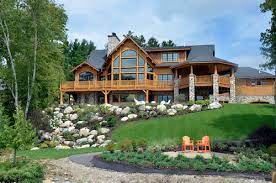 Log Cabin Plans & Luxury Mountain Home Plans | Building a Log Home gambar png