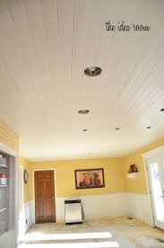 how to diy a wood planked ceiling the