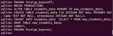 how to use primary key in sqlite