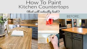 painting laminate countertops to look