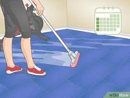 how to clean a rubber gym floor a
