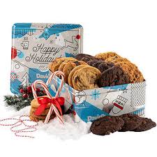 Just a simple, straightforward, amazingly delicious, doughy yet still fully cooked, chocolate chip cookie that turns out perfectly every single time! David S Cookies Happy Holidays Fresh Baked Large Holiday Cookie Tin
