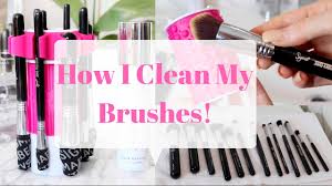 how to clean makeup brushes sigma