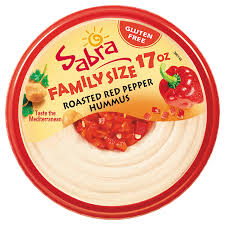 sabra 17 oz roasted red pepper hummus