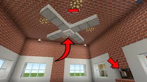 working ceiling fan in minecraft