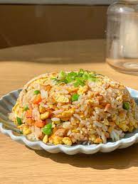chinese bbq pork fried rice cook with