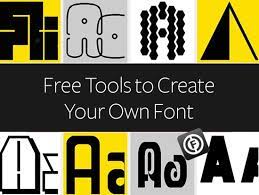 make custom fonts for free with these 3