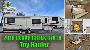 new luxury toy hauler 2018 cedar creek
