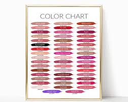 2017 Lipsense Color Guide Lipsense Party Decor Color