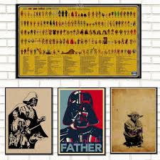 Изработен от висококачествена канава, той е. Retro Retro Poster Star Wars Kraft Paper Bar Nachalo Dekor Classic Moive Wall Stickers 5012 V Kategoriya Stikeri Za Stena Bests Qual News
