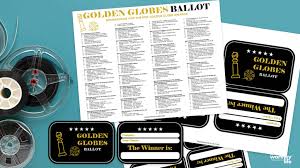 free golden globes ballot printables