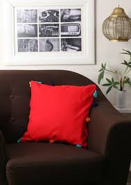 lushomes red sofa cushion cover