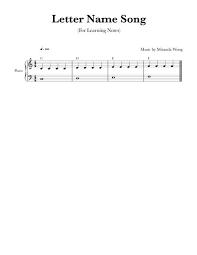 Educational site for musicians and music lovers. Letter Name Song First Piano Lesson For Adult Piano Beginners By Miranda Wong Digital Sheet Music For Sheet Music Single Download Print S0 19442 Sheet Music Plus