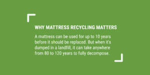 mattress recycling why you should do