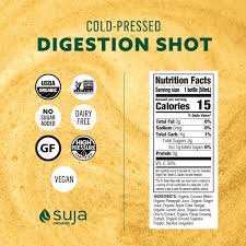 suja organic digestion shot with ginger
