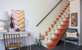 decorative stair risers with designs