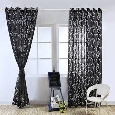 voile curtains pair 2 panels of