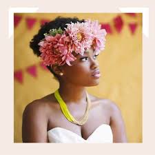 flower crown wedding hairstyles