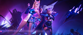 evelynn and ahri league of legends hd