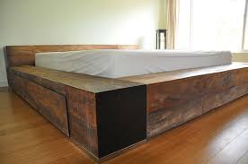 Diy bed frame with storage plans. Diy Wooden Bed Base With Drawers Novocom Top