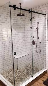 Bathroom shower doors ideas is a part of 34+ best functional design ideas for small bathroom pictures gallery. Quatro Sliding Door System Bathroom Shower Doors Frameless Shower Doors Shower Doors