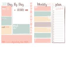 The Day By Day Weekly Meal Planner Chelsey Design