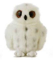 plush small snowy owl