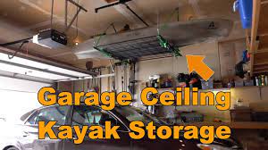 garage ceiling kayak storage racor