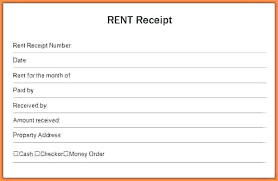 Rent Receipt Sample Rent Receipt Samples Printable Rental Receipts
