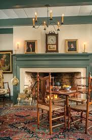An 18th-Century Stone House with Patina | Colonial house interior, Colonial  home decor, Colonial interior gambar png