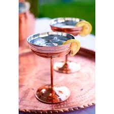 Copper Cocktail Glass Copper Martini