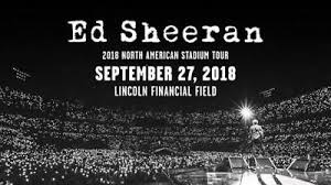 Ed Sheeran Concert Tickets 9 21 Metlife 800 00 Picclick