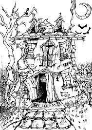 Includes cute and spooky popular images like ghosts, owls, spiders, cats, bats, and more Printable Halloween Coloring Pages For Adults Popsugar Smart Living