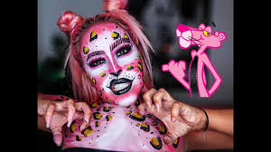 halloween makeup pink panther you