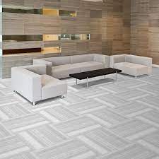 foss floors couture l stick carpet tiles 24 x 24 taupe set of 15 tiles