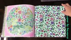 I have completed colouring my second copy of the lovely secret garden by johanna basford and thought that i would compare it. Secret Garden Johanna Basford Coloring Book Completed Youtube
