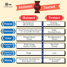 crypto mainnet vs testnet what is the