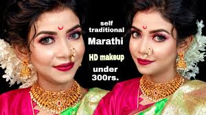 traditional marathi makeup hairstyle